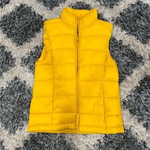 Yellow Puffer Vest